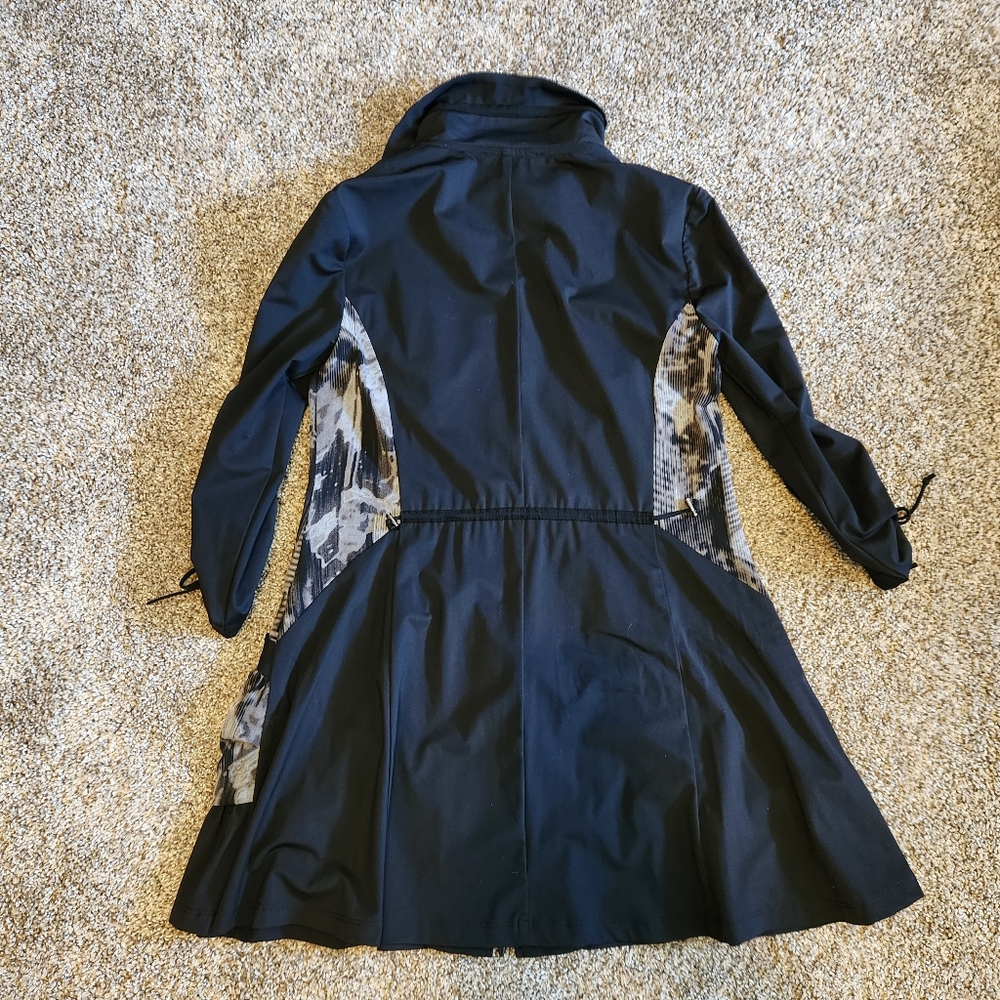 Joseph Ribkoff 3/4 Sleeve Long Zip Up Jacket - Picture 6 of 8